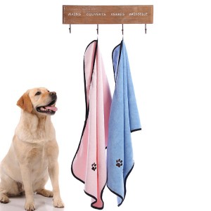 Serviette de bain pour chien