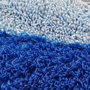 WEFT TWIST REFILL VELCRO MOP WITH SCRUB