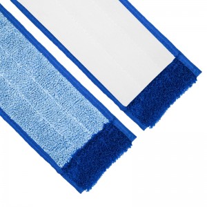 WEFT TWIST REFILL VELCRO MOP WITH SCRUB