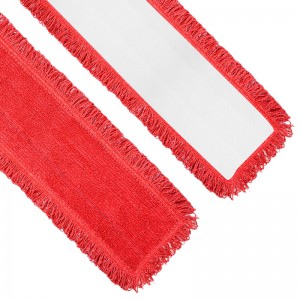 WEFT TWIST REFILL VELCRO MOP WITH FRINGE