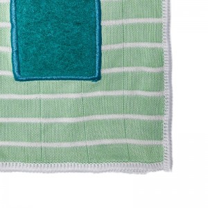 BAMBOO STRIPE GLASS CLOTH WITH SOURCING PAD