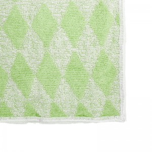 JACQUARD BAMBOO DIAMOND PATTERN CLOTH