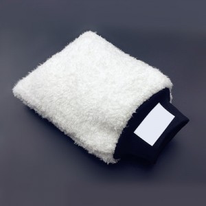 Gants de lavage de voiture blancs