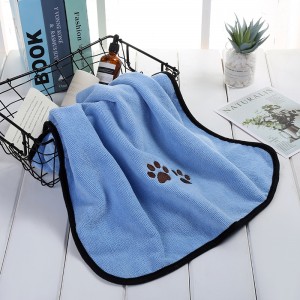 Serviette de bain pour chien