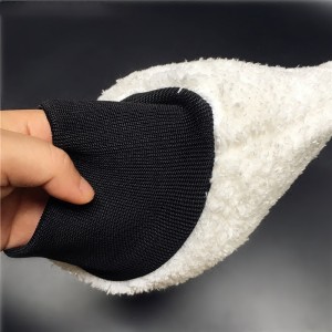 Gants de lavage de voiture blancs